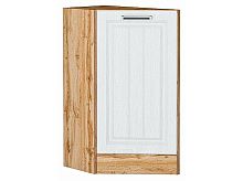 Шкаф нижний торцевой Прага Белое дерево Дуб Вотан 816*296*552