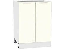 Шкаф нижний с 2-мя дверцами Терра Н 600 Ваниль Софт-Белый