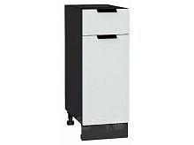 Шкаф нижний с 1-ой дверцей и ящиком Евро Белый / Graphite 816*300*478