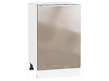 Шкаф нижний с 1-ой дверцей Фьюжн Н 500 Gallant-Белый