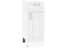 Шкаф нижний с 1-ой дверцей и ящиком Лофт White Silk/Белый 816*300*480