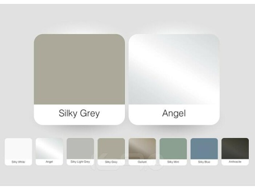 Модульный кухонный гарнитур Фьюжн-07 angel, silky grey 2140x2700x600 фото 3