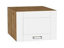 Шкаф верхний горизонтальный глубокий Лофт White Silk/Дуб Вотан 358*500*576