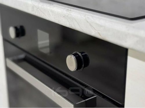 Модульный кухонный гарнитур Сканди white silkwood 2336x1738/2980x600 фото 8