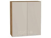 Шкаф верхний с 2-мя дверцами Квадро Кашемир/Дуб Вотан 920*800*321