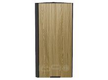 Шкаф верхний торцевой Евро Лайн Дуб песочный/Graphite 920*300*304