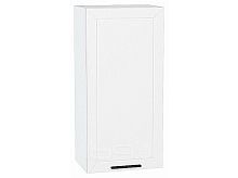 Шкаф верхний с 1-ой дверцей Глетчер Айленд Силк Белый 920*450*318