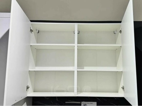 Модульный кухонный гарнитур Глетчер айленд силк 2336x1605x600 фото 2