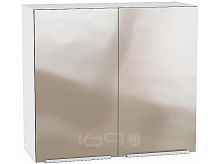 Шкаф верхний с 2-мя дверцами Фьюжн В 800 Gallant-Белый