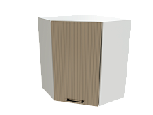 Шкаф ВУ590 с 1-ой дверью Сиэль Ян БЕЛ/АТЛ/СЕР Ф20