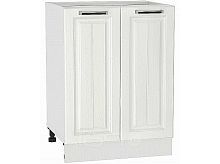 Шкаф нижний с 2-мя дверцами Прага Белое дерево Белый 816*600*478