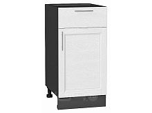 Шкаф нижний с 1-ой дверцей и ящиком Сканди White Softwood Graphite