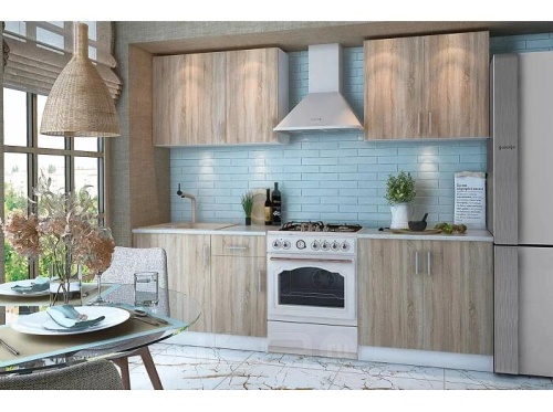 Кухонный гарнитур Уют дуб сонома 2155x1800x600