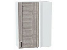 Шкаф верхний прямой угловой Лофт Cappuccino Veralinga/Белый 920*700*345