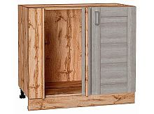 Шкаф нижний угловой Лофт Cappuccino Veralinga Дуб Вотан 816*890*480