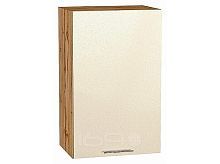 Шкаф верхний с 1-ой дверцей Валерия-М Бежевый металлик Дуб Вотан 716*450*318