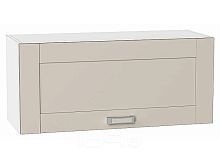 Шкаф верхний горизонтальный Лофт Cream Silk/Белый 358*800*320