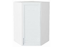 Шкаф верхний угловой Сканди White Softwood/Белый 920*600*600