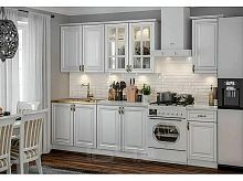 Кухонный гарнитур Престиж жемчуг шервуд 2140x2000x600