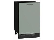 Шкаф нижний с 1-ой дверцей Квадро Аквамарин/Graphite 816*500*481