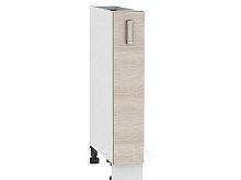 Шкаф нижний бутылочница Лофт НБ 200 Cappuccino Veralinga-Белый