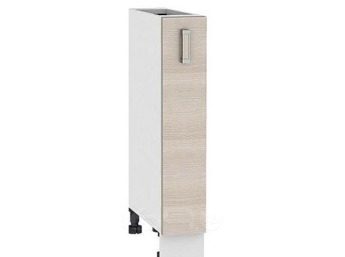 Шкаф нижний бутылочница Лофт НБ 200 Cappuccino Veralinga-Белый