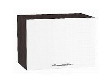 Шкаф верхний горизонтальный Валерия-М Белый глянец Graphite