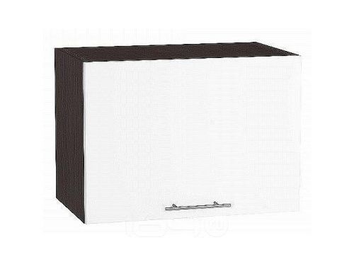 Шкаф верхний горизонтальный Валерия-М Белый глянец Graphite