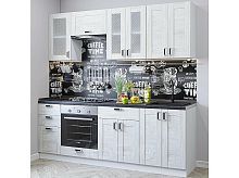 Модульный кухонный гарнитур Лофт-01 nordic oak 2140x2200x600