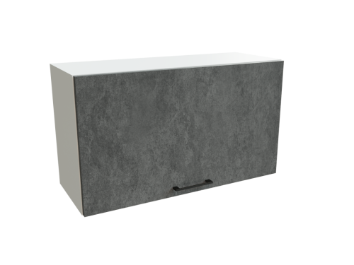 Шкаф ВГ809 верхний горизонтальный Хелмер БЕЛ/БЕТОН Ф87Н
