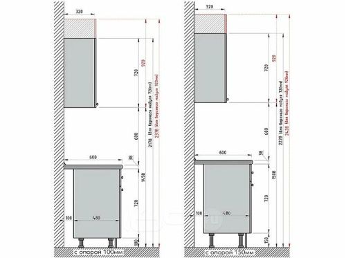 Модульный кухонный гарнитур Фьюжн-05 stormy silk 2140x1100x600 фото 3