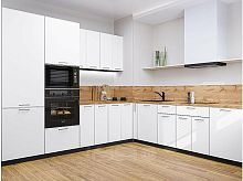 Модульный кухонный гарнитур Квадро-02 белый 2140x2400/2150x600