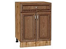 Шкаф нижний с 2-мя дверцами и ящиком Шале Brown Dreamline Дуб Вотан 816*600*480
