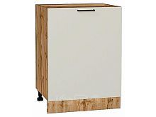 Шкаф нижний с 1-ой дверцей Флэт Cashmere In 2S/Дуб Вотан 816*600*478