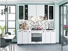 Модульный кухонный гарнитур Глетчер-01 айленд силк 2340x2200x600