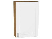 Шкаф верхний с 1-ой дверцей Лофт White Silk/Дуб Вотан 920*600*320