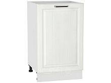 Шкаф нижний с 1-ой дверцей Прага Н 500 Белое дерево-Белый