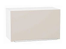 Шкаф верхний горизонтальный Фьюжн Cream Silk/Белый 358*600*320