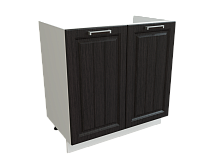 Шкаф М800 с 2-мя дверцами Прага БЕЛ/ВЕН Ф50