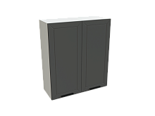 Шкаф В809 с 2-мя дверцами Глетчер БЕЛ/МРН Ф50Н