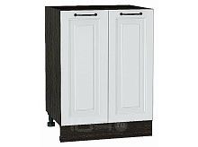 Шкаф нижний с 2-мя дверцами Ницца Blanco/Graphite 816*600*478 белый