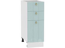 Шкаф нижний с 3-мя ящиками Прованс Н 303 Голубой-Белый