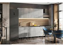 Кухонный гарнитур Челси бетон светлый 2140x2000x600