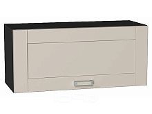 Шкаф верхний горизонтальный Лофт Cream Silk/Graphite 358*800*320