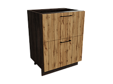 Шкаф Н602 с 2-мя ящиками Хелмер ДБК/ВОТАН Ф42