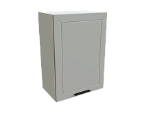 Шкаф В500 с 1-ой дверью Глетчер БЕЛ/ГНР Ф30