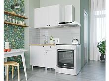 Кухонный гарнитур Деми белый 2090x1000x600