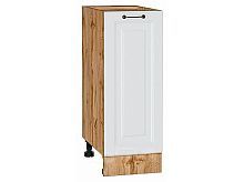 Шкаф нижний с 1-ой дверцей Ницца Белый/Дуб Вотан 816*300*478