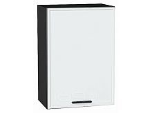 Шкаф верхний с 1-ой дверцей Фрейм White Silk Graphite 716*500*324