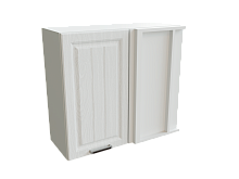 Шкаф ВУ700 с 1-ой дверью Прага БЕЛ/БЕЛ/ДЕР Ф36